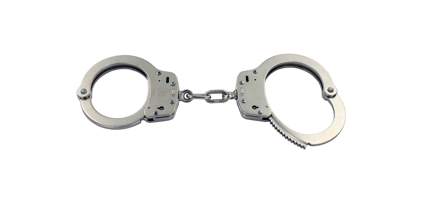 手錠　Smith & Wesson 社製 Model 100 Nickel S&W model 100-1 handcuffs NICKEL